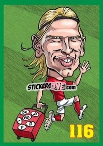 Cromo Christian Poulsen - Euromania 2012 n. 116 - One2play