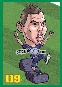 Sticker Edin Džeko - Euromania 2012 n. 119 - One2play