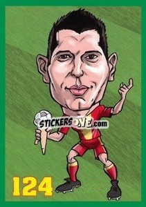 Sticker Fatos Beqiraj - Euromania 2012 n. 124 - One2play