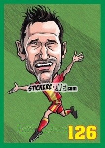 Sticker Mirko Vucinic - Euromania 2012 n. 126 - One2play