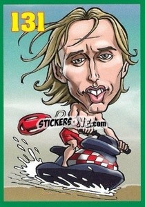 Sticker Luka Modric - Euromania 2012 n. 131 - One2play