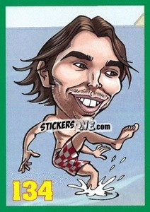 Sticker Niko Kranjcar - Euromania 2012 n. 134 - One2play