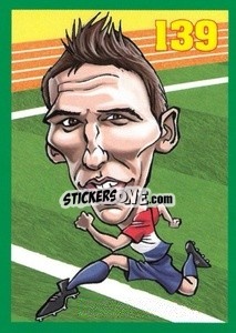 Sticker Mario Mandžukic - Euromania 2012 n. 139 - One2play