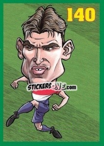 Sticker Nikica Jelavic - Euromania 2012 n. 140 - One2play