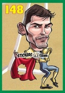 Sticker Iker Casillas - Euromania 2012 n. 148 - One2play