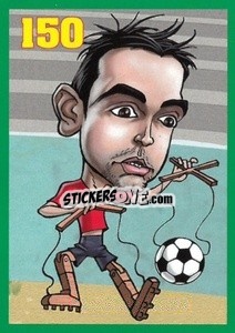 Sticker Xavi Hernandez - Euromania 2012 - One2play