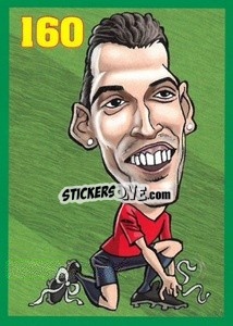 Sticker Sergio Busquets - Euromania 2012 n. 160 - One2play