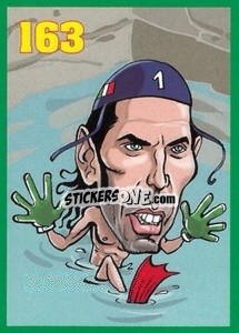 Sticker Gianluigi Buffon - Euromania 2012 n. 163 - One2play