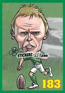 Sticker Damien Duff - Euromania 2012 n. 183 - One2play
