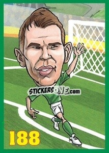 Sticker Glenn Whelan - Euromania 2012 n. 188 - One2play