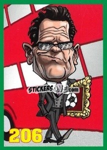 Sticker Fabio Capello - Euromania 2012 n. 206 - One2play