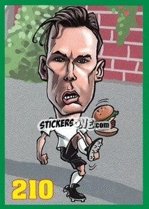 Sticker Scott Parker - Euromania 2012 n. 210 - One2play