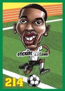 Sticker Ashley Young - Euromania 2012 n. 214 - One2play