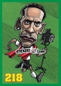 Sticker Rio Ferdinand - Euromania 2012 n. 218 - One2play