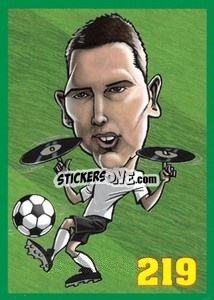 Sticker Stewart Downing - Euromania 2012 n. 219 - One2play