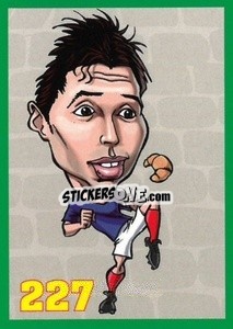 Sticker Samir Nasri - Euromania 2012 n. 227 - One2play