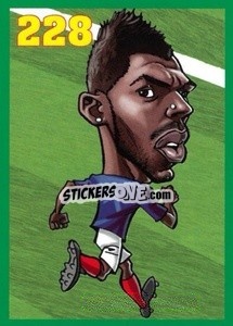 Sticker Yann M'Vila - Euromania 2012 n. 228 - One2play
