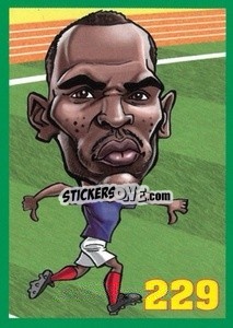Sticker Eric Abidal - Euromania 2012 n. 229 - One2play