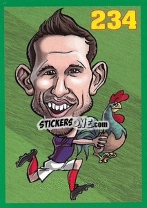 Sticker Yohan Cabaye - Euromania 2012 n. 234 - One2play