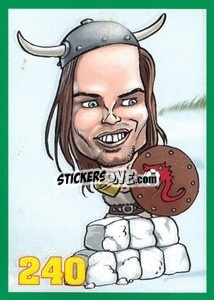 Sticker Mikael Lustig - Euromania 2012 n. 240 - One2play