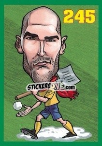 Sticker Daniel Majstorovic - Euromania 2012 n. 245 - One2play