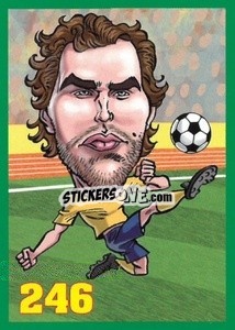 Sticker Johan Elmander - Euromania 2012 n. 246 - One2play