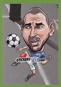 Sticker Karim Benzema - Show Euforia 2016 n. 10 - Talent Show