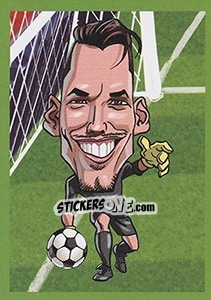 Sticker Roman Bürki - Show Euforia 2016 n. 34 - Talent Show