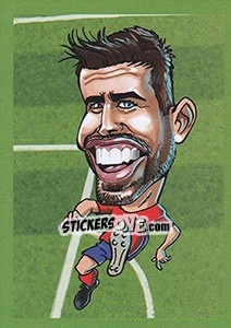 Sticker Gerard Piqué - Show Euforia 2016 n. 134 - Talent Show