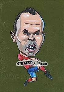 Sticker Andrés Iniesta - Show Euforia 2016 n. 139 - Talent Show