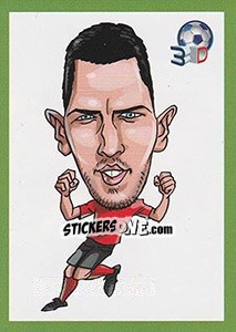 Sticker Eden Hazard - Show Euforia 2016 n. 192 - Talent Show