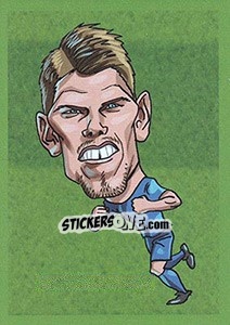 Sticker Jóhann Berg Gudmundsson - Show Euforia 2016 n. 251 - Talent Show