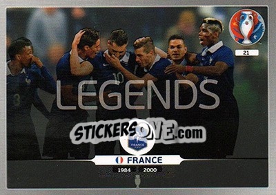 Sticker Team - UEFA Euro France 2016. Adrenalyn XL - Panini