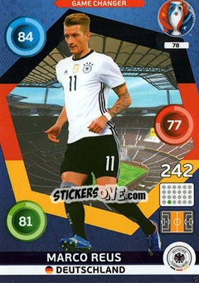 Figurina Marco Reus - UEFA Euro France 2016. Adrenalyn XL - Panini