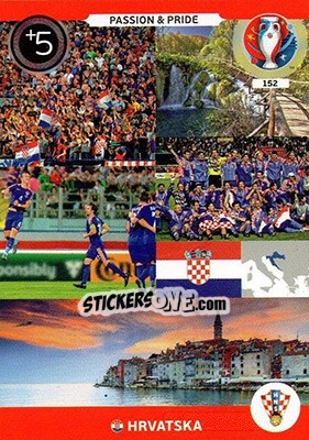 Sticker Passion & Pride - UEFA Euro France 2016. Adrenalyn XL n. 152 - Panini