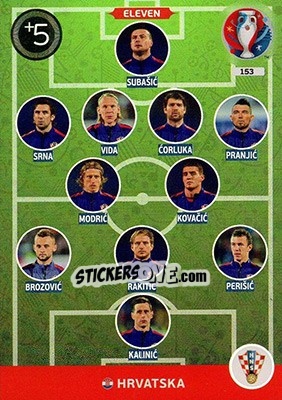 Figurina Eleven - UEFA Euro France 2016. Adrenalyn XL - Panini