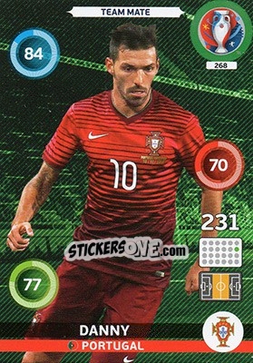 Sticker Danny - UEFA Euro France 2016. Adrenalyn XL - Panini