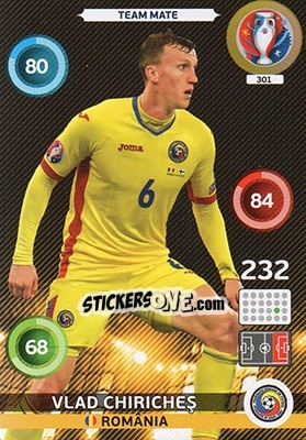 Sticker Vlad Chiricheș - UEFA Euro France 2016. Adrenalyn XL n. 301 - Panini