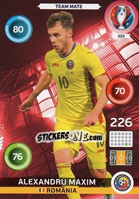 Sticker Alexandru Maxim - UEFA Euro France 2016. Adrenalyn XL n. 303 - Panini