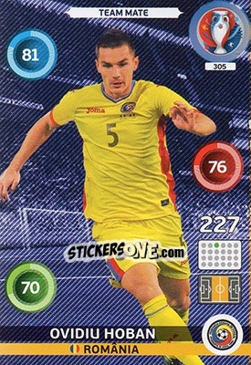 Sticker Ovidiu Hoban - UEFA Euro France 2016. Adrenalyn XL n. 305 - Panini