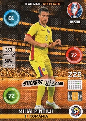 Sticker Mihai Pintilii - UEFA Euro France 2016. Adrenalyn XL - Panini