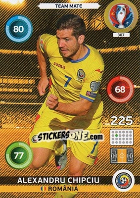 Sticker Alexandru Chipciu - UEFA Euro France 2016. Adrenalyn XL n. 307 - Panini