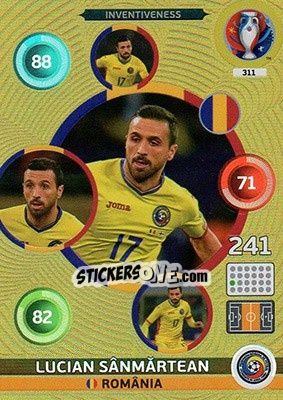 Sticker Lucian Sânmărtean - UEFA Euro France 2016. Adrenalyn XL - Panini