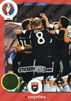 Sticker Making History - UEFA Euro France 2016. Adrenalyn XL - Panini