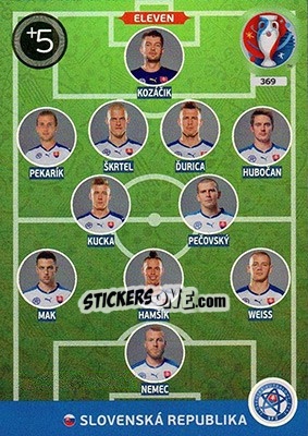 Sticker Eleven - UEFA Euro France 2016. Adrenalyn XL - Panini