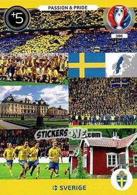 Sticker Passion & Pride - UEFA Euro France 2016. Adrenalyn XL n. 386 - Panini