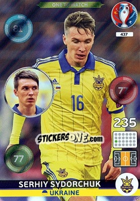 Sticker Serhiy Sydorchuk - UEFA Euro France 2016. Adrenalyn XL - Panini