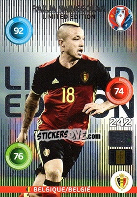 Sticker Radja Nainggolan - UEFA Euro France 2016. Adrenalyn XL n. LC-RN - Panini