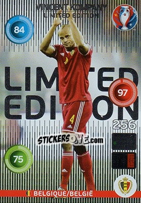 Sticker Vincent Kompany - UEFA Euro France 2016. Adrenalyn XL - Panini