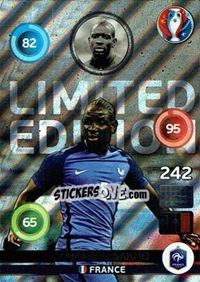 Sticker Mamadou Sakho - UEFA Euro France 2016. Adrenalyn XL n. LS-MS - Panini